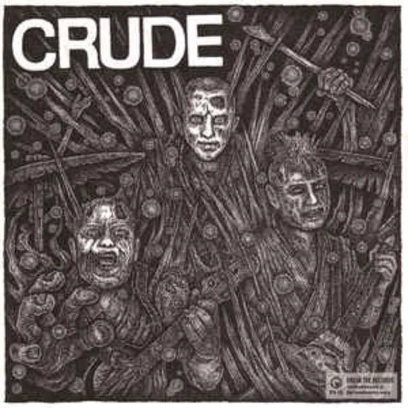 Crude / Warfare - Split   NEW 7"