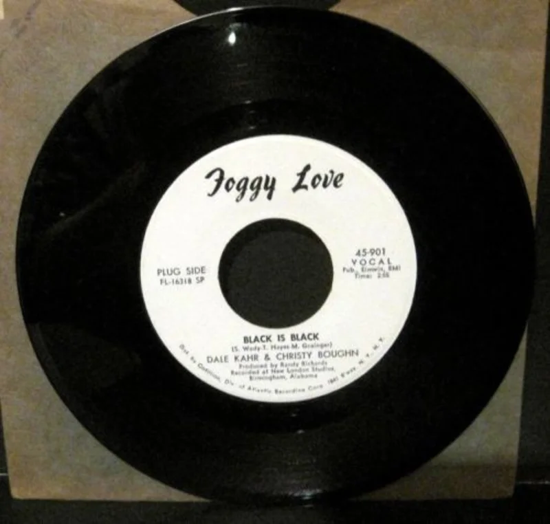 Dale Kahr & Christy Boughin - Black Is Black b/w Moon Shild