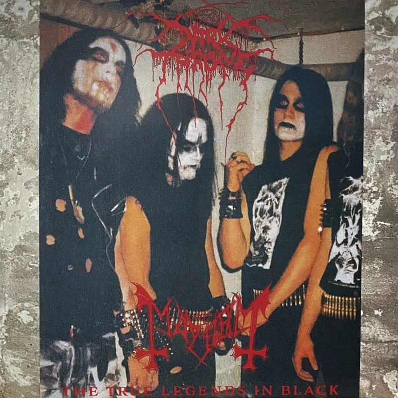 Darkthrone / Mayhem - The True Legends In Black NEW METAL LP