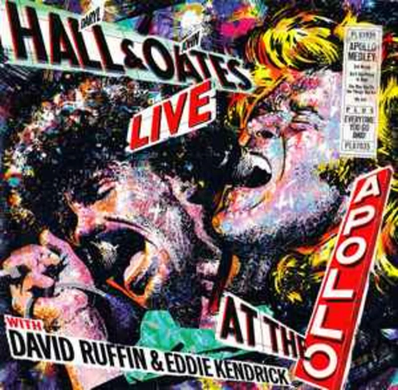 Daryl Hall & John Oates With David Ruffin & Eddie Kendrick*  Live At The Apollo  (1985)
