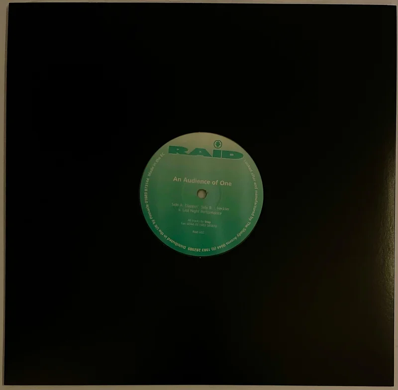 Daryl Stay - An Audience Of One 12" Single
