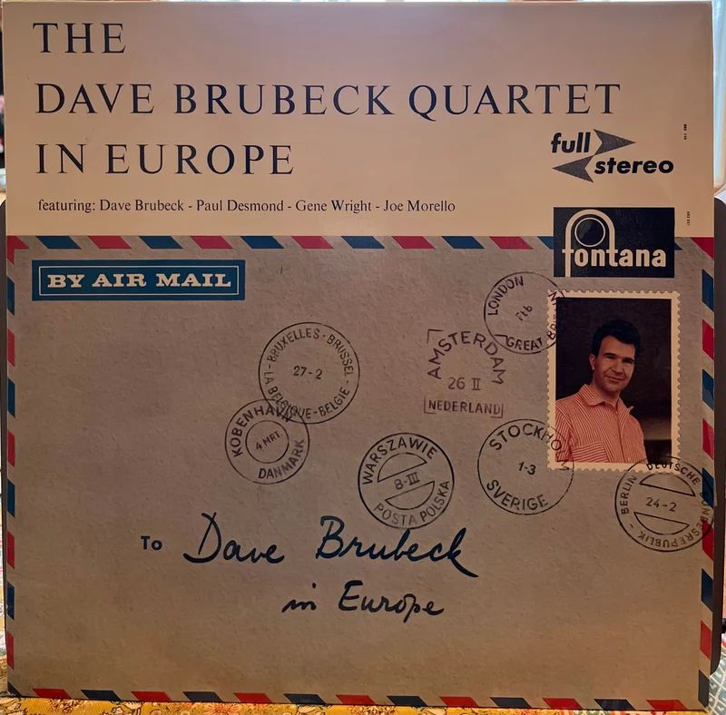 Dave Brubeck Quartet In Europe - Pressed in Holland