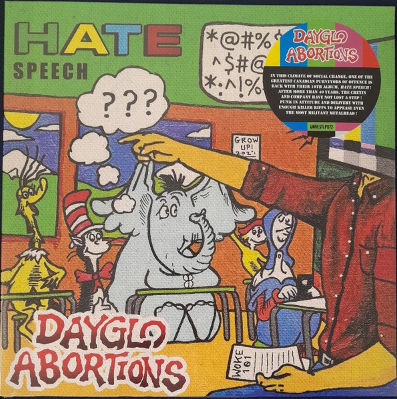 Dayglo Abortions - Hate Speech NEW LP