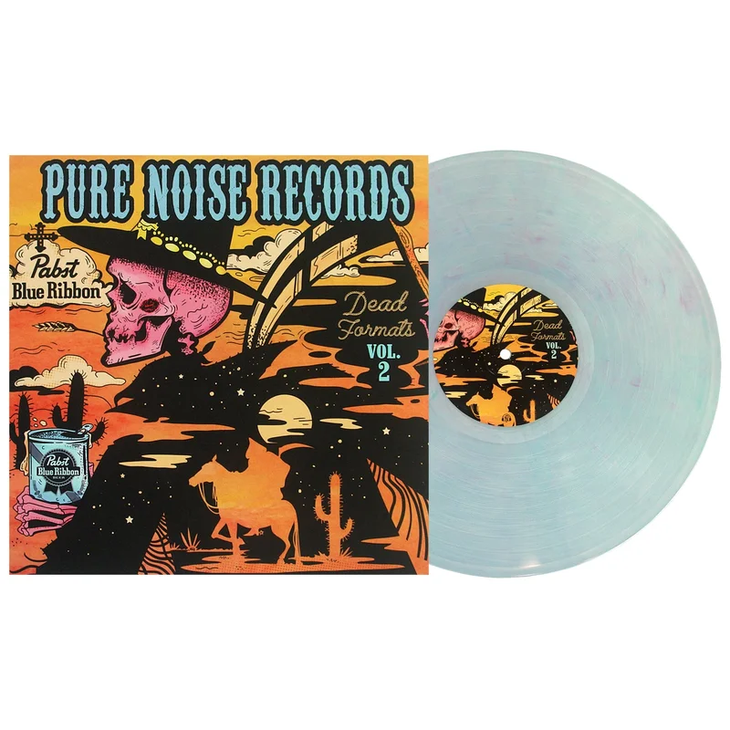 Dead Formats Vol. 2 - Clear W/ Red & White Smoke LP