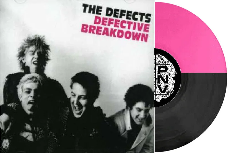Defects - Defective Breakdown (pink/black split vinyl) NEW LP