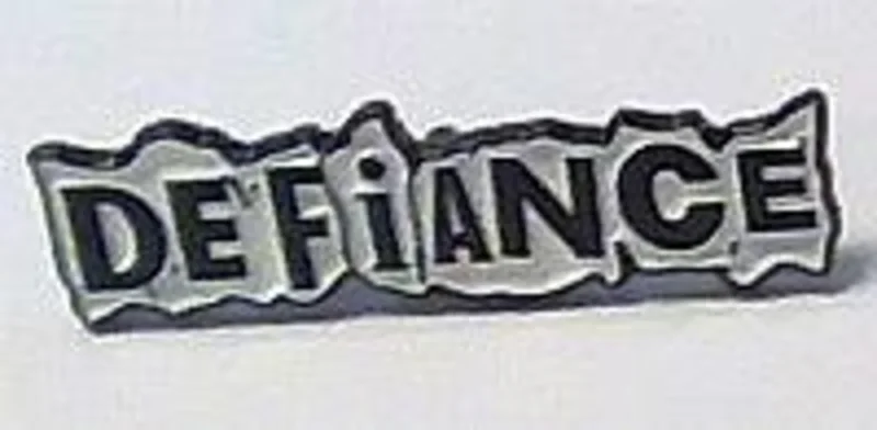 DEFIANCE ENAMEL BADGE