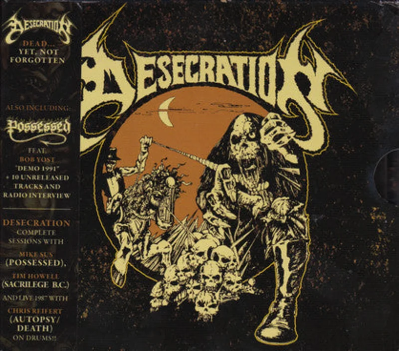 Desecration - Dead... Yet, Not Forgotten NEW METAL CD + DVD