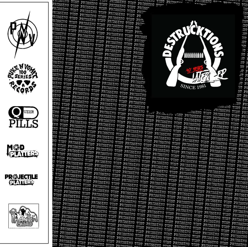 Destrucktions - 40 Years Later Ep USED 7" (test press)
