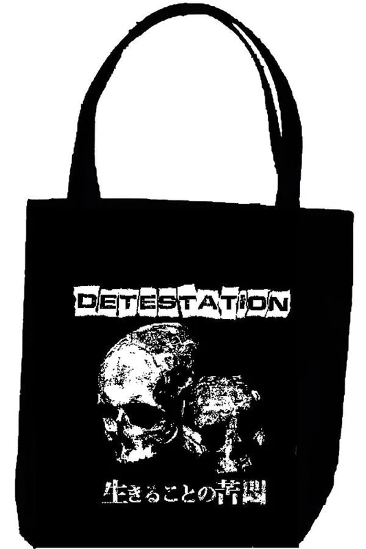 DETESTATION SKULLS tote