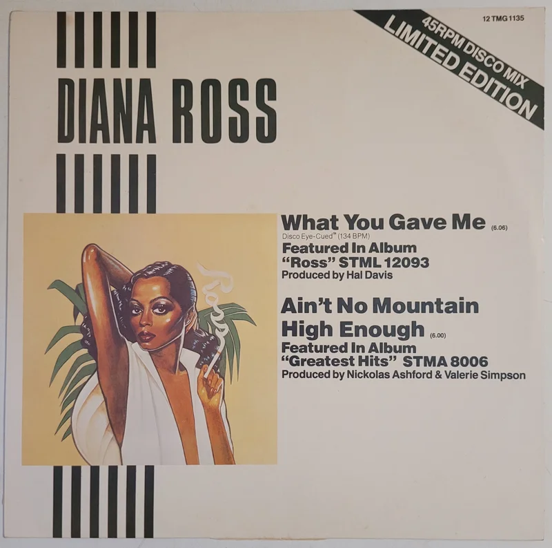 Diana Ross - What You Gave Me / Ain't No Mountain High Enough 12" Single