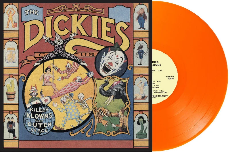 Dickies - Killer Klowns From Outer Space NEW LP (circus peanut orange vinyl w/ temp tattoos)