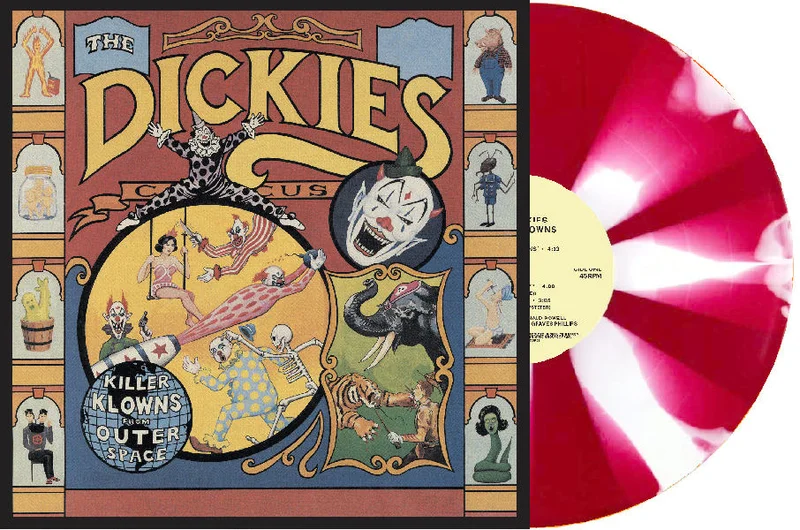 Dickies - Killer Klowns From Outer Space NEW LP (circus tent red and white pinwheel vinyl w/ balloons)