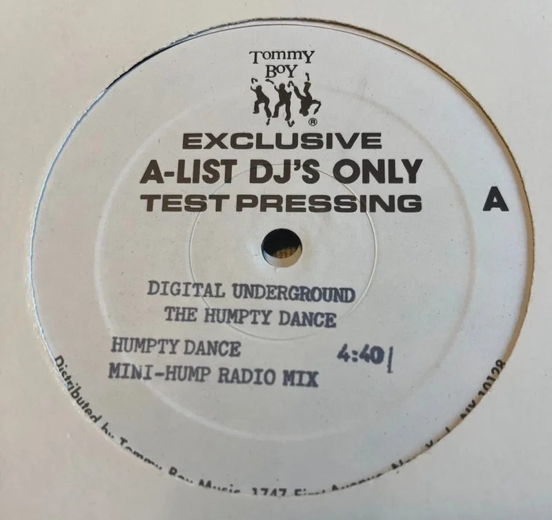 Digital Underground - The Humpty Dance TOMMY BOY TEST PRESSING