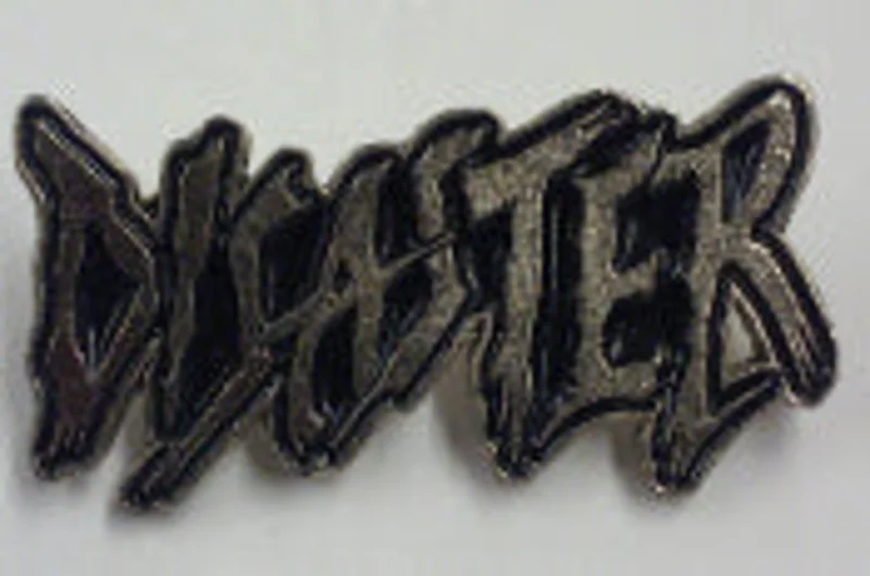 DISASTER - LOGO METAL BADGE
