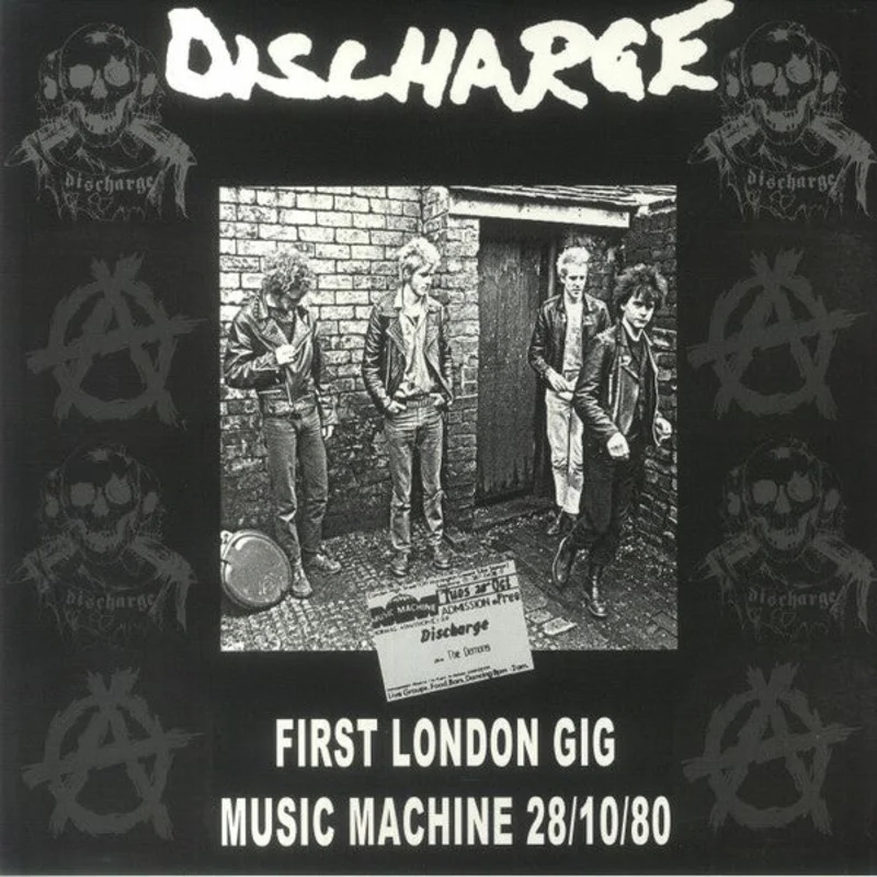 Discharge - First Ever London Show 'Music Machine' 28/10/80 NEW LP