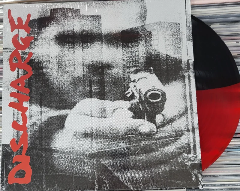 Discharge - S/T NEW LP (red/black vinyl)