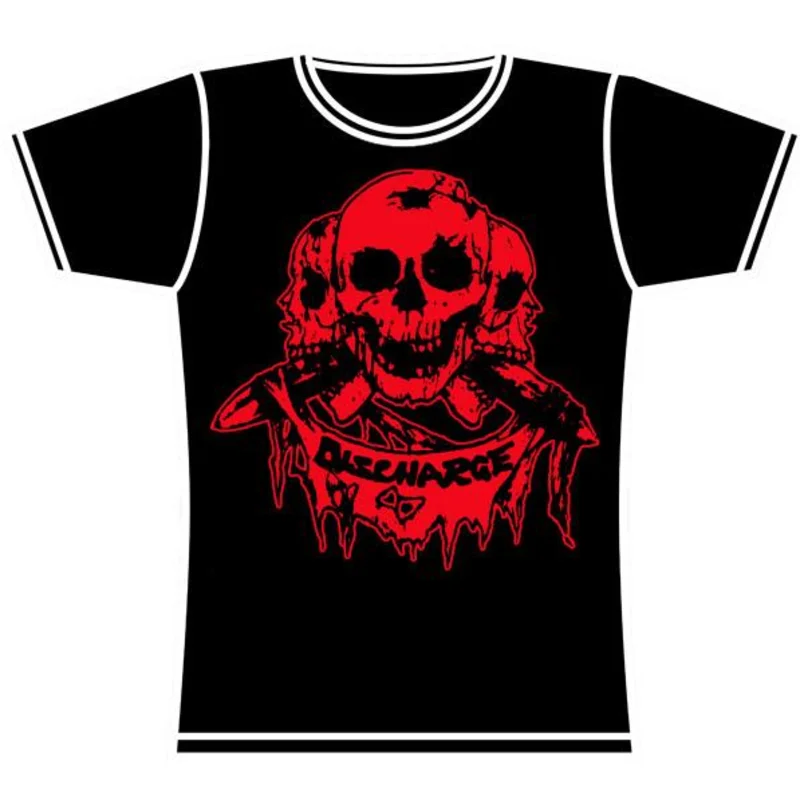 DISCHARGE SKULLS GIRLS TSHIRT
