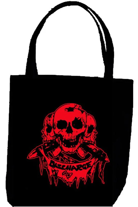 DISCHARGE SKULLS tote