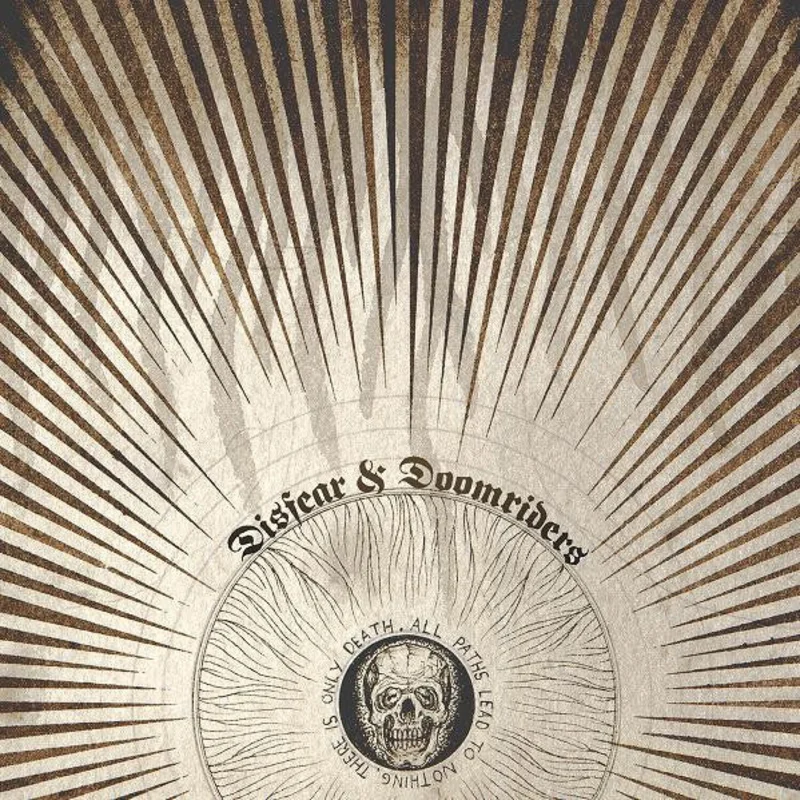 Disfear & Doomriders - All Paths Lead To Nothing, There Is Only Death USED 7" (creme/black vinyl)