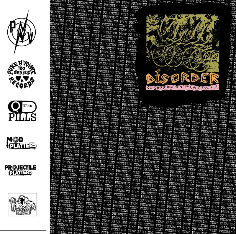 Disorder - Sliced Punx On Meathooks USED LP (test press)