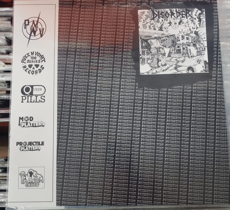 Disorder - Splitting Headache 86 to 94 USED LP (test press)