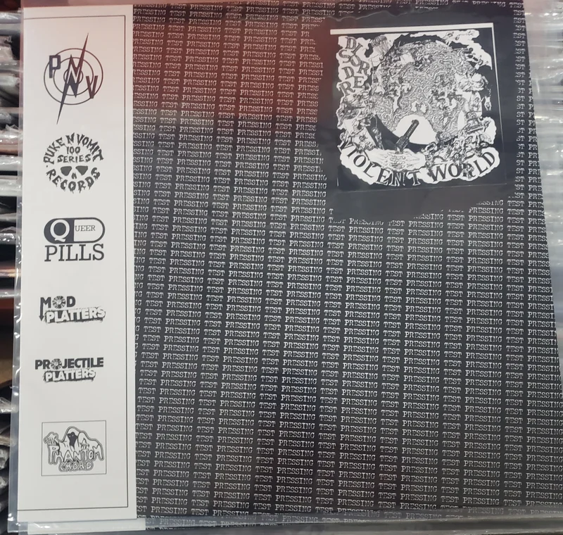 Disorder - Violent World USED LP (test press)