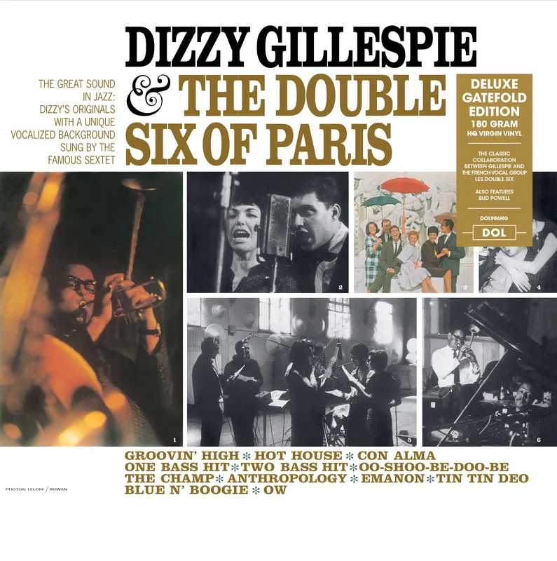 Dizzy Gillespie - & the Double Six of Paris - import 180g LP w/ gatafold jacket