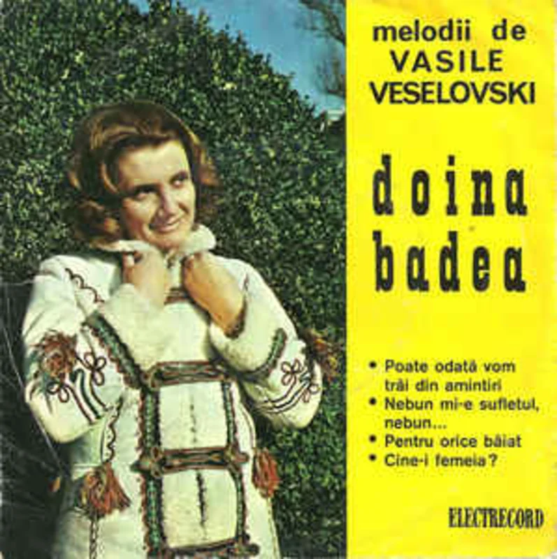Doina Badea  Melodii De Vasile Veselovski (1973)