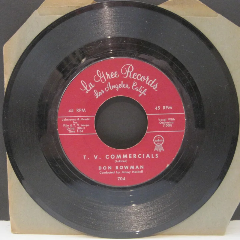 Don Bowman - T.V. Commercials b/w Coward of The Alamo