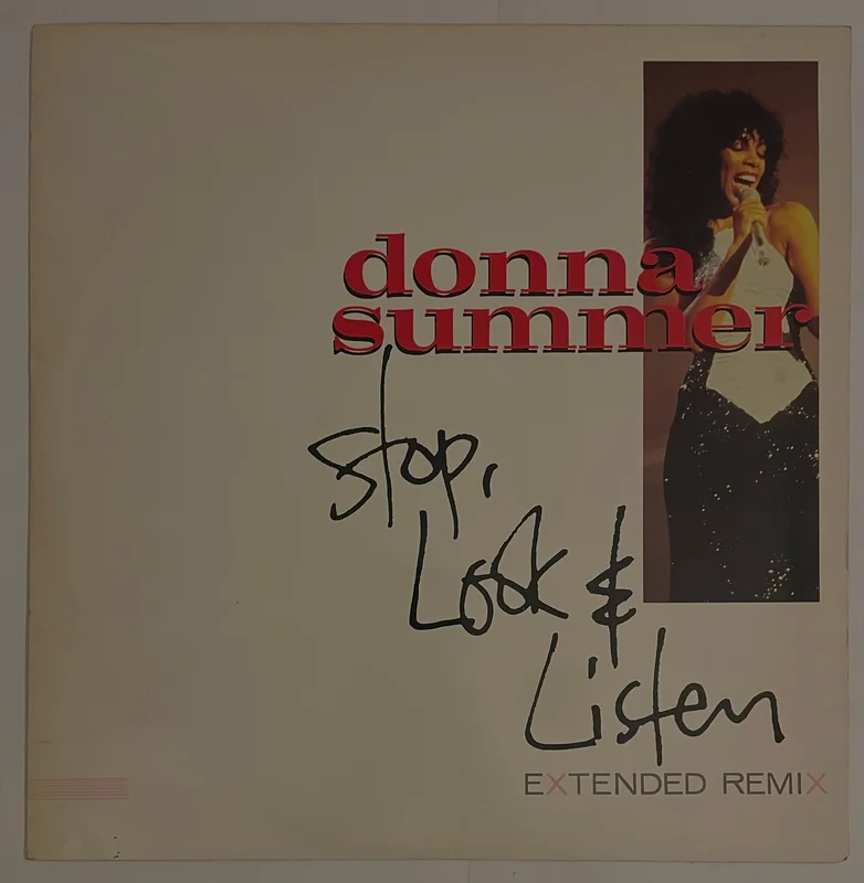 Donna Summer - Stop, Look & Listen (Extended Remix) 12" Single
