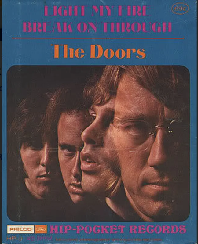 Doors - Light My Fire b/w Break on Through Hip-Pocket Record