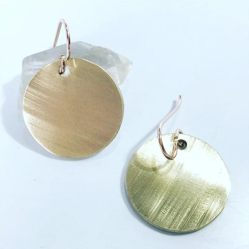 Doubloon Hook Earrings