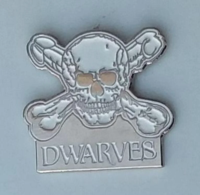 DWARVES ENAMEL BADGE