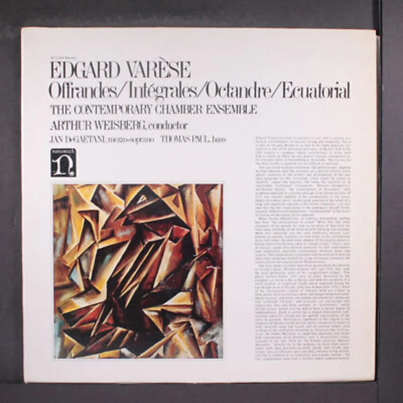 Edgard Varese - Offrandes / Integrales / Octandre / Ecuatotial