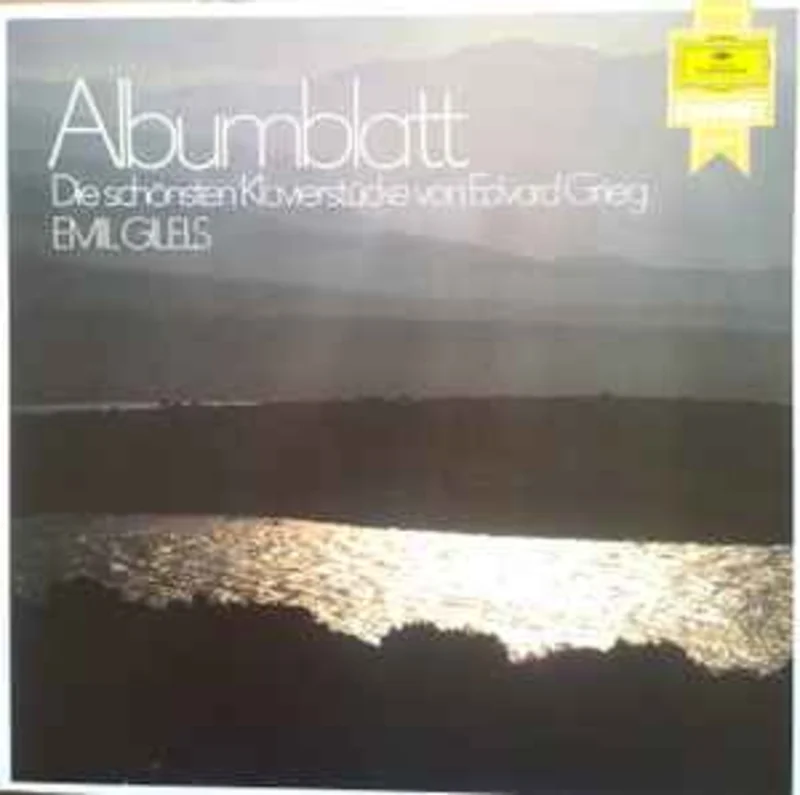 Edvard Grieg / Emil Gilels  Albumblatt - Die Schnsten Klavierstcke Von Edvard Grieg  (1978)