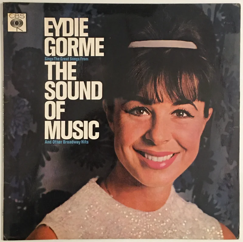 Edyie Gorme - Sings The Great Songs From The Sound Of Music And Other Broadway Hits Lp
