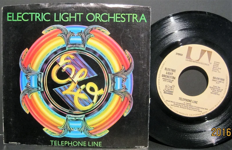 Electric Light Orchestra - Telephone Line b/w Poorboy  PS