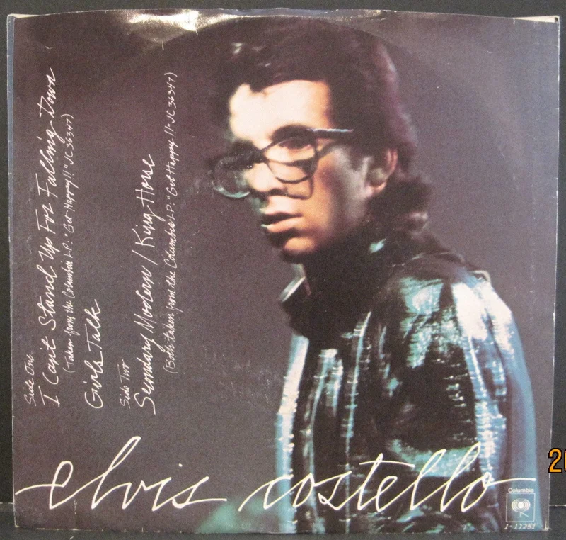 Elvis Costello - I Can't Stand Up For Falling Down - Four Track Ep w/ PS