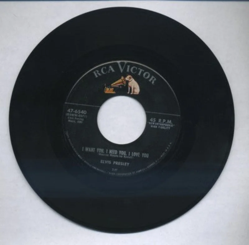 Elvis Presley - I Want You, I Need You, I Love You/ My Baby Left Me