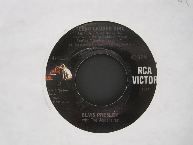 Elvis Presley - Long Legged Girl b/w That's Someone You Never Forget