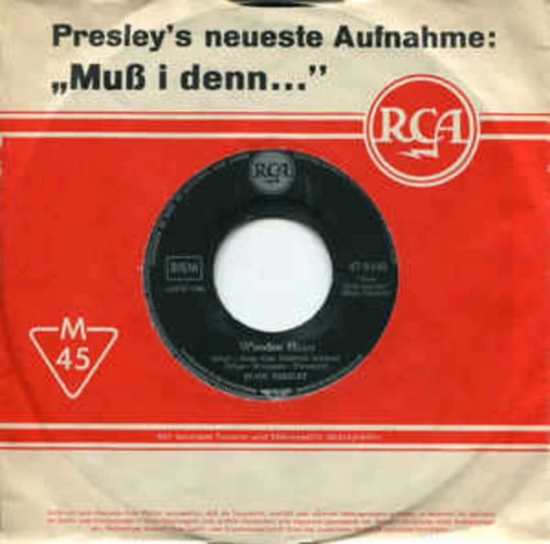 Elvis Presley  Mu I Denn, Mu I Denn (Wooden Heart) / G'schichten Aus Dem Wienerwald (Tonight's All Right For Love) (1961)