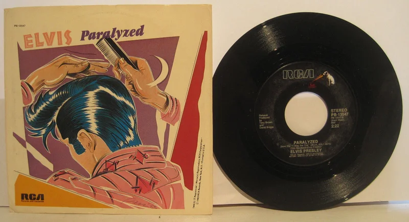Elvis Presley - Paralyzed / Little Sister w/ PS