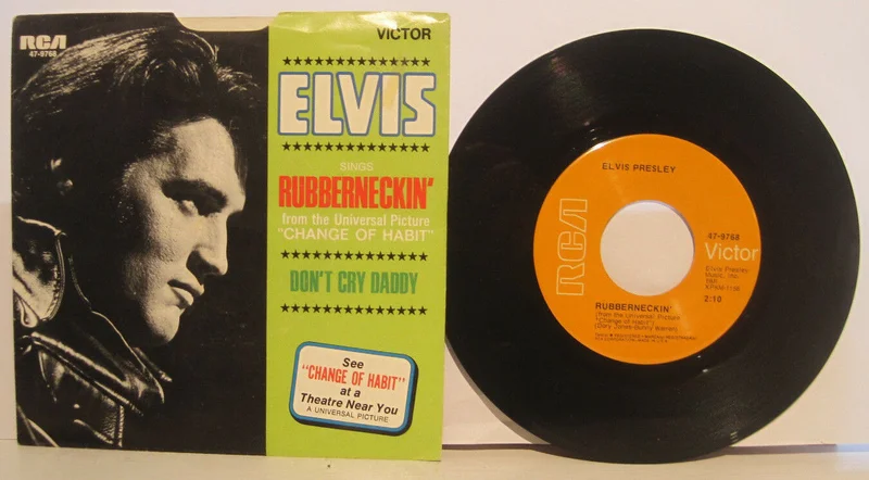 Elvis Presley - Rubberneckin' b/w Don't Cry Daddy  PS