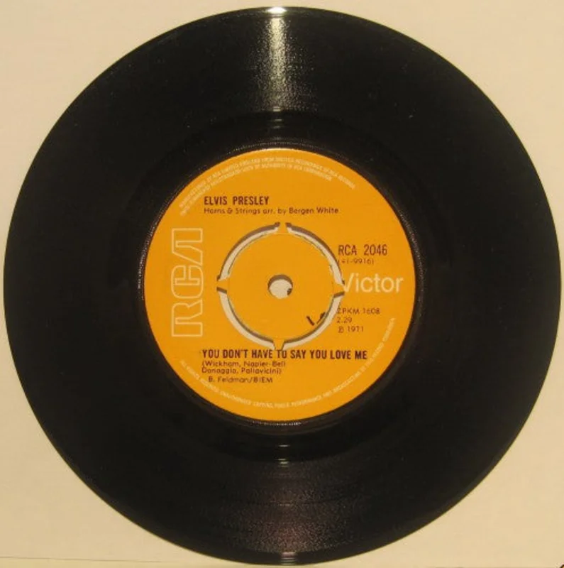 Elvis Presley - You Don't Have To Say You Love Me/ Patch it Up (import)