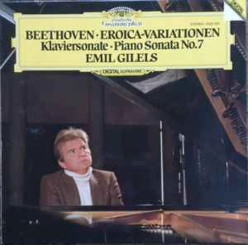 Emil Gilels, Beethoven*  Beethoven Eroica-Variationen / Piano Sonata No.7  (1982)