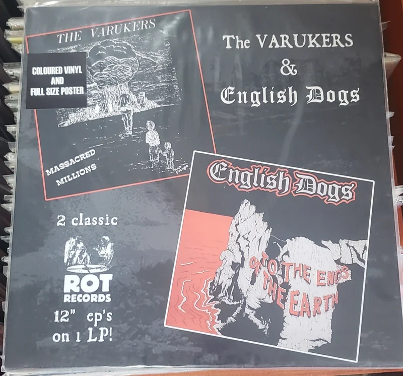 English Dogs / Varukers - Split (massacred millions/to the ends of the earth) NEW LP