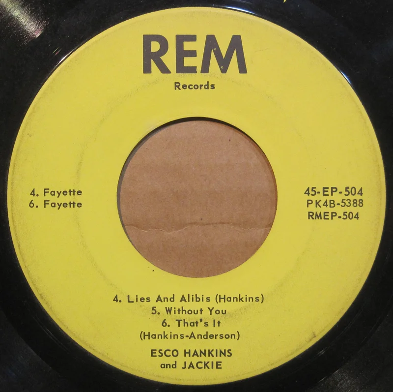 Esco Hankins - Lies and Alibis Ep