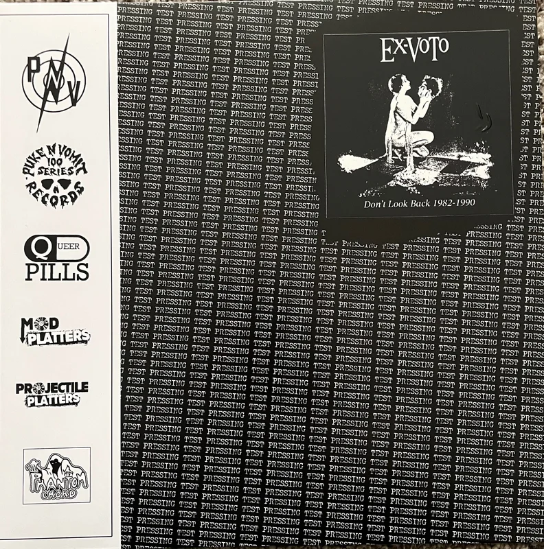 Ex Voto - Dont Look Back 1982 to 1990 USED POST PUNK / GOTH LP (test press)