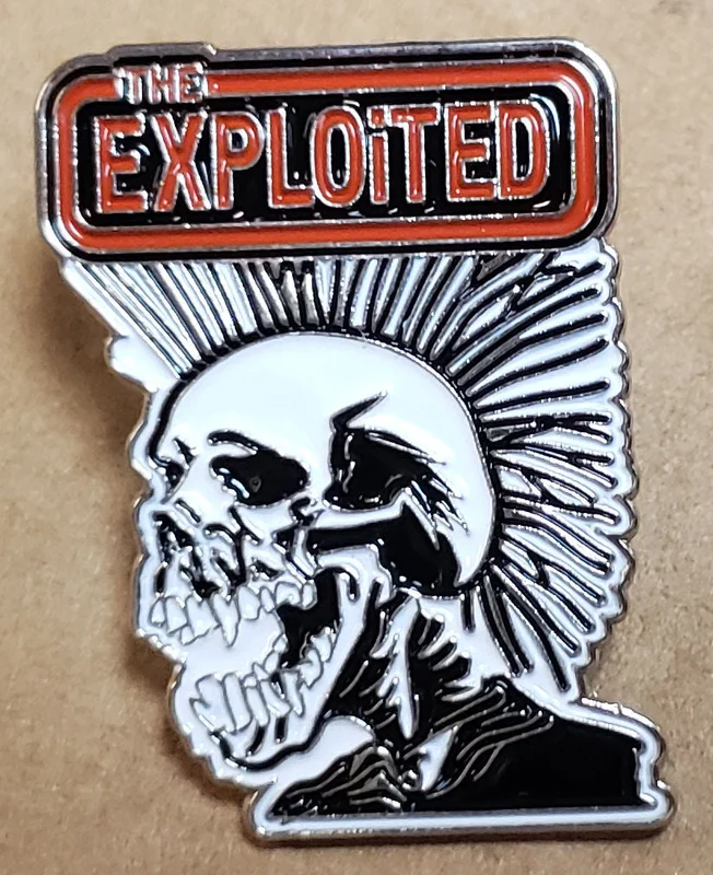 EXPLOITED ENAMEL BADGE