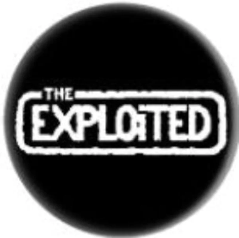 EXPLOITED LOGO button (1 inch)